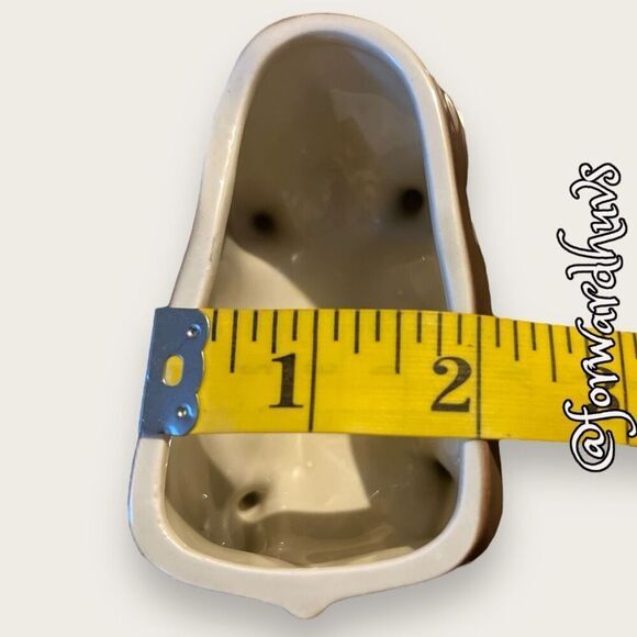 Vintage Gray Bull Sugar Jar With Lid - REPAIRED - Damaged - Picture 11 of 12